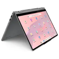 Lenovo Chrome 2in1 14 N150-ChromeOS-4GB-128GB Intel N150-processor up to 3.60 GHz , ChromeOS, 128 GB UFS 2.2 - 83LN001AMB, Luna Grey