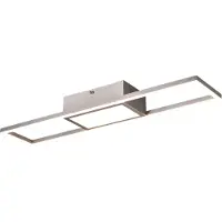 TRIO RVS led plafondlamp Rigido