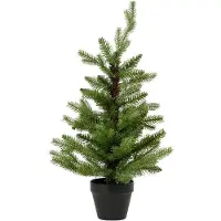 Everlands Allison mini boom d40h60 cm groen kerst