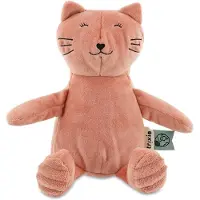 Trixie Kleine Knuffel Mrs. Cat – 0m+ - Ideaal als kraamcadeau – Gerecycleerde stof