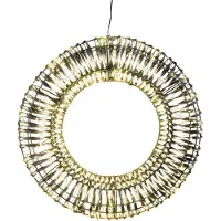 Gehlmann Verlichte Kerstkrans Zwart 720 LED