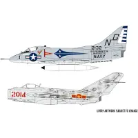 Airfix 1/72 MIG 17F FRESCO DOUGLAS A-4B SKYHAWK DOGFIGHT DB
