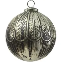Ptmd collection PTMD Kerstbal glas Christmas groen 12x12x12 cm