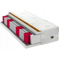 Materazzi Pocketvering Matras 160x200 cm - Medium Hard (H3) - Aloe Vera Kokos - 21 cm Hoog