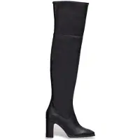 Wonders Dames Leren Laarzen Isabella Zwart (36), Leer, 5 tot 8 cm, Geen M-5146_5098_5792