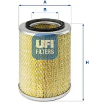 Ufi 27.351.00 Luchtfilter
