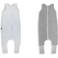 Sleepee Sleeping Bag With Reversible Feet Jersey Cotton Grijs M Kinderen