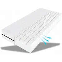 Materazzi Materac piankowy HR 140x200 cm, 20 cm, średnio twardy H3 - PEARLO Prestige PLUS