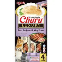 Ciao 12x Kattensnack Churu Luxury Tuna & King Prawn 4 X 14 Gr