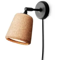 New Works Materiaal wandlamp Natural cork