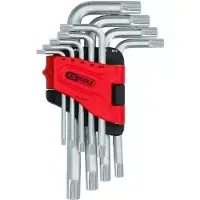 Ks Tools 151.4620 RIBE Haakse schroevendraaierset 4 mm, 5 mm, 6 mm, 8 mm, 10 mm, 12 mm, 14 mm, 16 mm, 18 mm 4 mm, 12 mm, 6 mm, 8 mm, 10 mm, 14 mm, 18 mm, 16