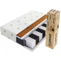 ŚpijZdrowo Pocketvering Matras 90x200cm 7 Zones Kokos Aloë Vera H3/H4