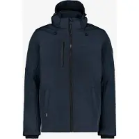 Kjelvik gewatteerde heren softshell jas blauw maat XXXL