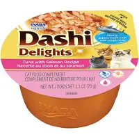 Inaba 6x Ciao Kattenvoer Nat Dashi Delights Bouillon Tuna & Salmon 70 gr