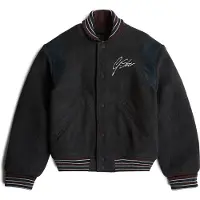 G-Star Tussenjas 'Cropped Varsity' donkerblauw / chocoladebruin / antraciet / wit