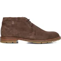 Floris van Bommel - DE BRAVER 01.03 - Vrije tijd half-hoogHeren veterschoenHeren sneakers - Kleur: Taupe - Maat: 39.5