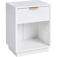 Beliani SUMMERVILLE - Nachtkastje - Lichthout - MDF