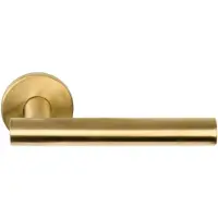 Formani BASICS LBVII-19 deurkruk op rozet EN1906 PVD mat goud