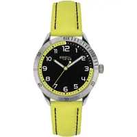 Breil Analoog horloge 'Mate' limoen / zwart / zilver