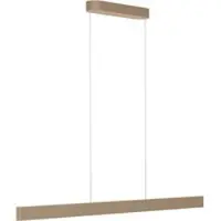 Paul Neuhaus Hanglamp Q-Stretto, dimbaar, brons / oud-messing, Woon-/ Eetkamer, metaal, Modern