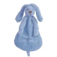 Happy horse Konijn Richie Knuffeldoekje - Donkerblauw - Baby cadeau