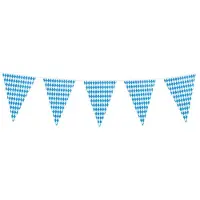 Boland Oktoberfest vlaggenlijn 10 meter (blauw en wit, 10 meter)