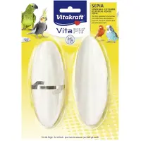 Vitakraft VitaFit Sepia - Inclusief Houder - 10cm - 2 st