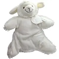 Happy horse Pluche - - Léone het lam - 24 cm - Wit - Zachtheid en tederheid