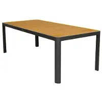 Qopps Tuintafel Mikos - Teak - Rechthoek - 220 cm -