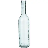 Mica Decorations fles rioja glas maat in cm: 75 x 18 transparant