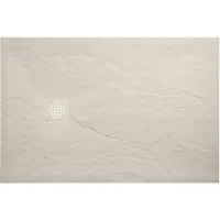 Wiesbaden Douchebak Stonea Antislip Composiet 90x140x3 cm Inkortbaar Beige