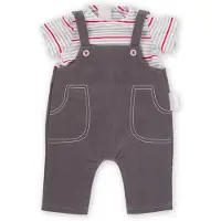 Corolle poppenkleding Bb12" Smock & Denim Overall DMV81