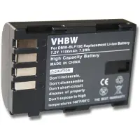VHBW Camera accu compatibel met Panasonic DMW-BLF19 - 1100 mAh