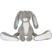 Happy horse Konijn Twine Knuffel 42cm - Grijs - Baby knuffel