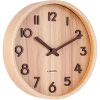 Karlsson Klok Pure Small Light Basswood 22 cm