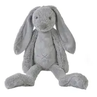 Happy horse Konijn Richie Knuffel 58cm - Grijs - Baby knuffel