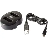 VHBW Camera duo acculader voor Canon BP-508, BP-511, BP-511A, BP-512 en BP-514 accu's