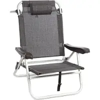 Brunner - Siren - Campingstoel 64 x 63 x 28/82 cm, grijs