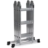 Hjh OFFICE SOLID W3 | 12 stappen - Klaptrap zilver