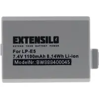 123accu Canon LP-E5 accu (7.4 V, 1080 mAh, huismerk)