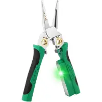 Vixson - Multifunctionele Draadstriptang - 8-in-1 - Met Spanningstester - RVS - AWG 18-10 - POWERPLIERS