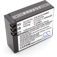 VHBW Camera accu compatibel met Activeon CX - vervangt ACA01RB / 600 mAh
