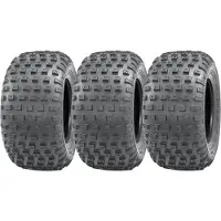 Parnells 145/70-6 ATV-banden met noppenprofiel voor quads en aanhangwagens, voor kinderen, 50 cc - 110 cc, 75 kg (set van 3)