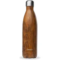 Qwetch Geïsoleerde fles Originals Wood | Maat 750 ml