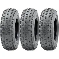 Parnells 21x7.00-10 Slasher ATV-banden voor quads – Wanda-banden met E-keur, goedgekeurd voor de openbare weg (set van 3)