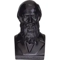 Danila-Souvenirs Russische schrijver Fjodor Dostojevski stenen buste standbeeld sculptuur 14 cm