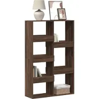 vidaXL Boekenkast 100x33x155,5 cm bewerkt hout bruin eikenkleurig