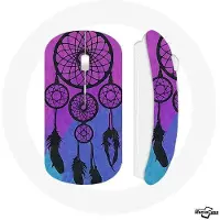 MANIACASE Draadloze muis - Droomvanger - Zwart en Blauw - Inclusief wifi USB-stick - Compatibel met Mac en PC - Optisch