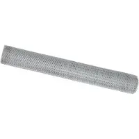 vidaXL Hexagon Hek Zilver 1,4 x 10 m Gegalvaniseerd staal