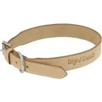 Diego & Louna Leer Natuurlijke Hondenhalsband
